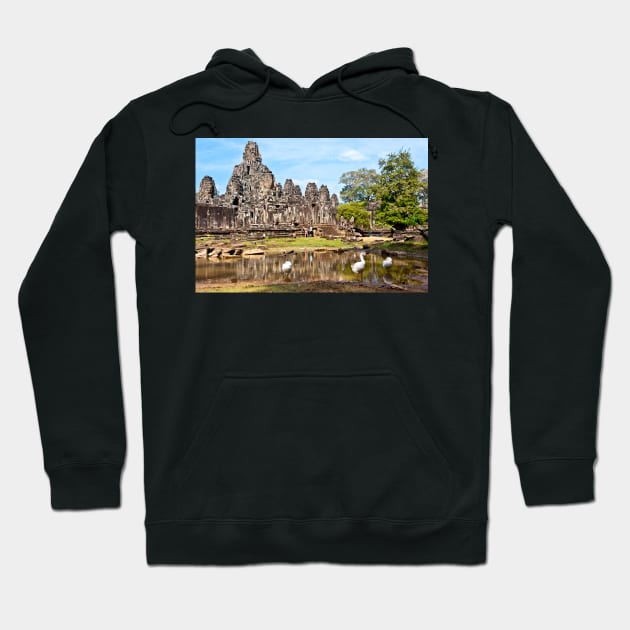 Angkor Wat, Cambodia Hoodie by Lieyim